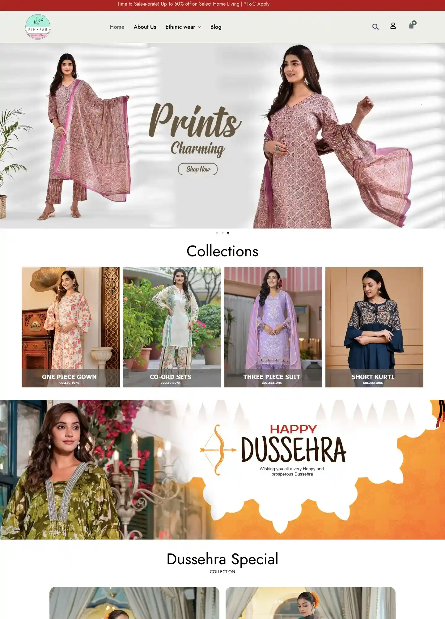 Screenshot of PinkFab jaipur