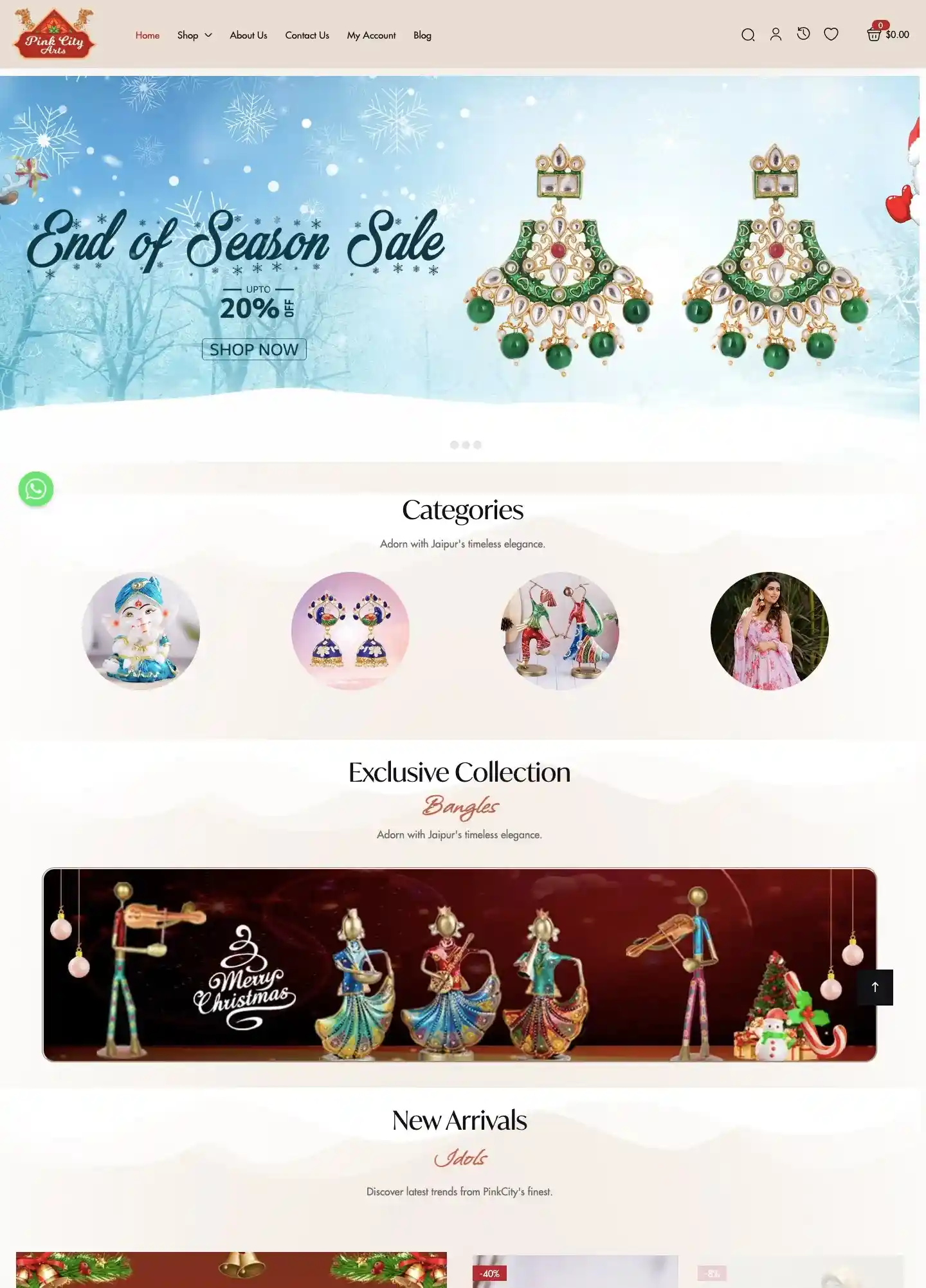 Screenshot of PinkCityyarts