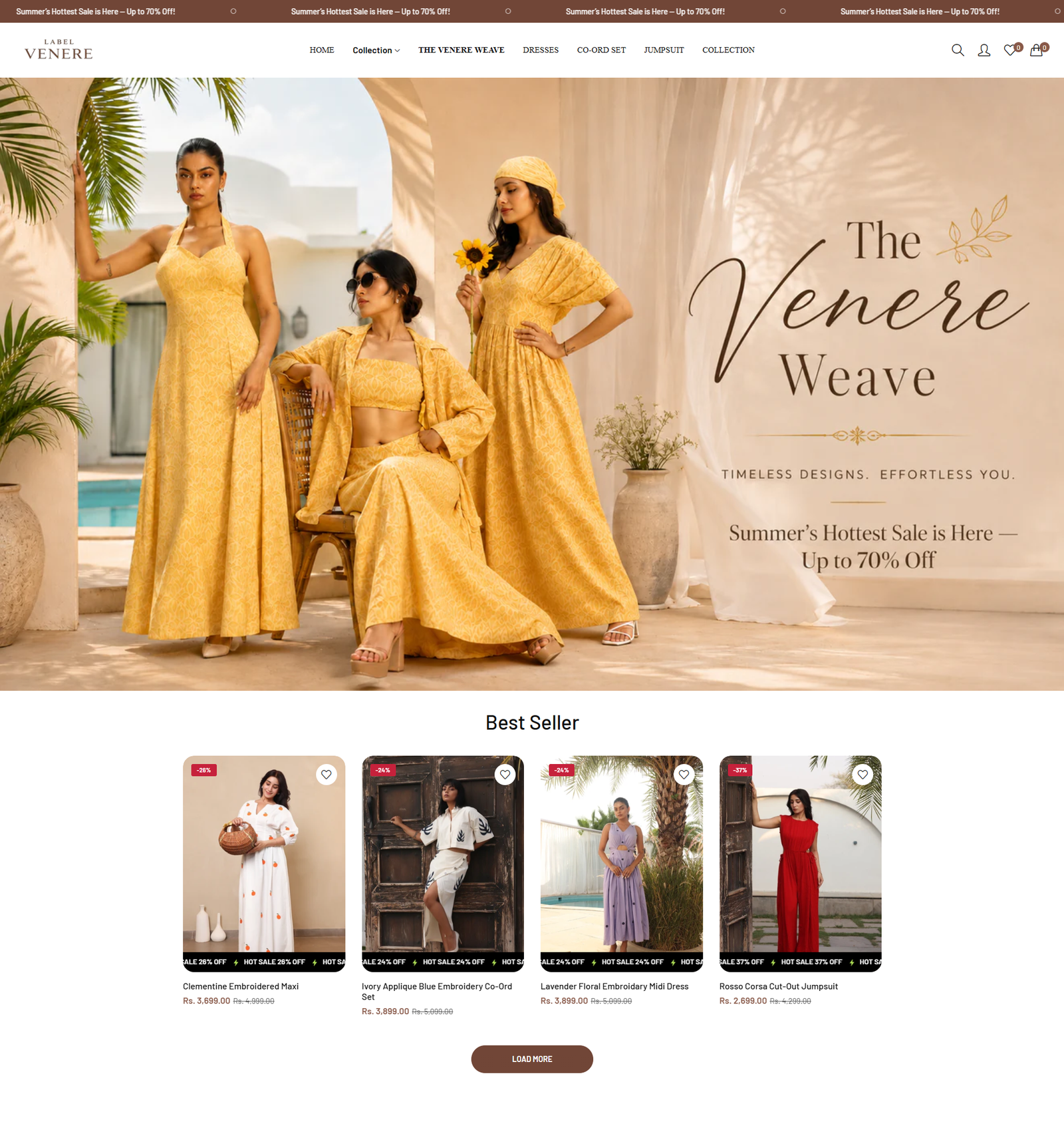 Screenshot of labelvenere